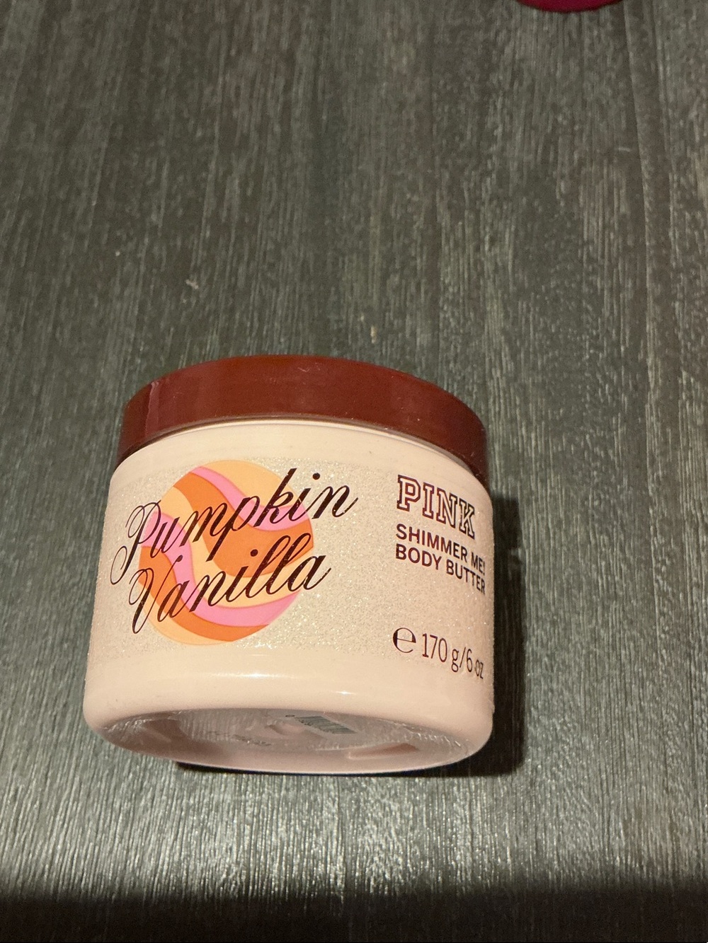 PINK Victoria's Secret Pumpkin Vanilla Shimmer Me Body Butter